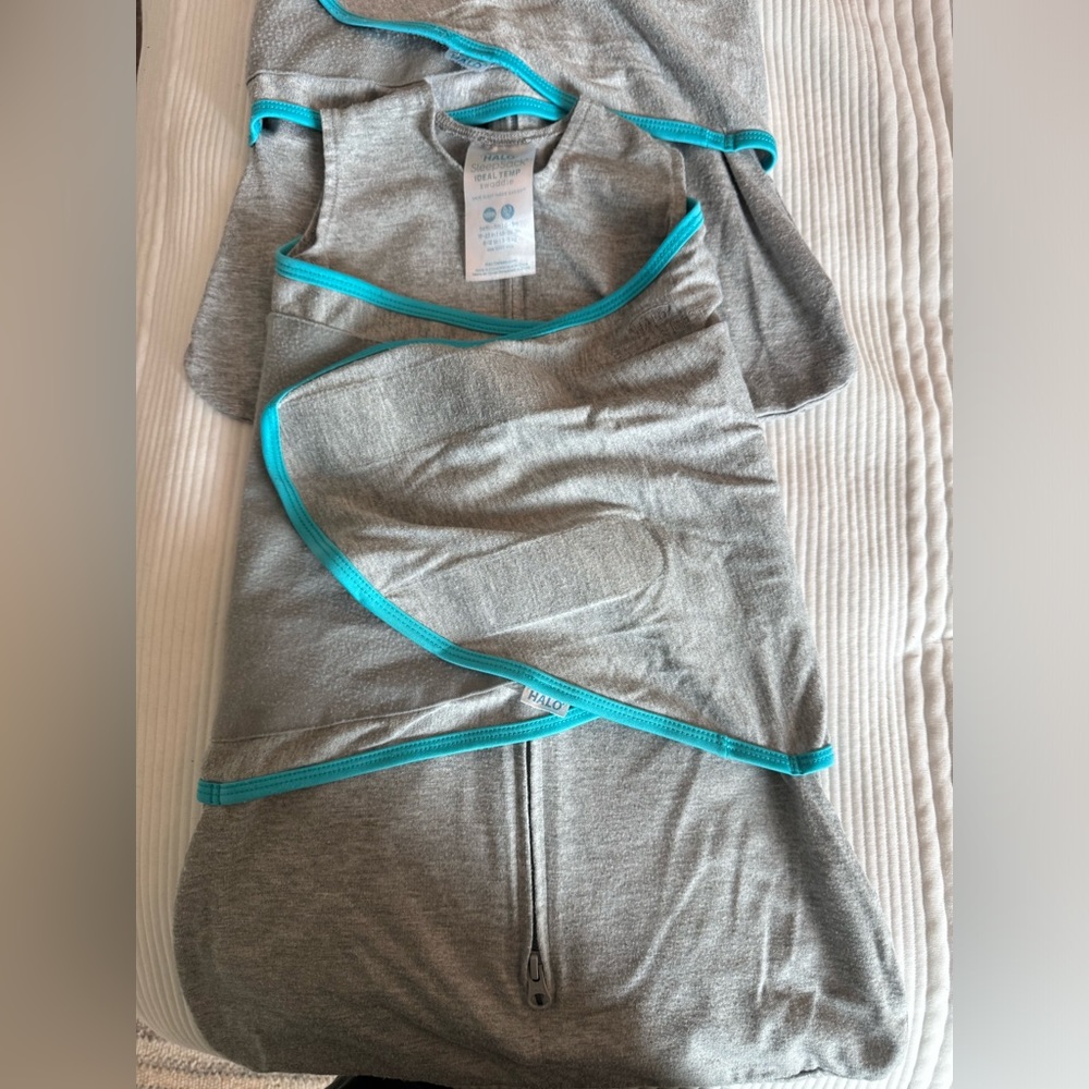 Halo newborn size sleep sacks (ideal temp) used but plenty of life left!